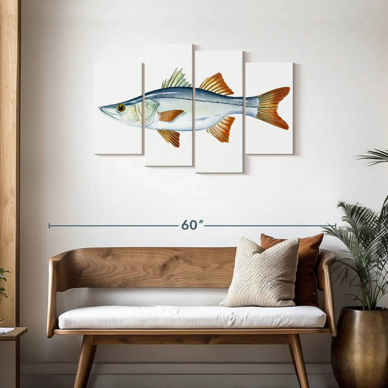 Brampt Snook, 27" H x 43" W