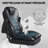 Executive Office Chair with Padded Flip-up Arms, 360°Swivel Free, Easy to Assemble, Black-1323285776