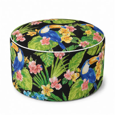 2 Pack Outdoor Inflatable Ottoman 21"x21"x9"
