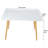 Computer Desk, Nordic Style Home Office Study Desk, Student Wood Writing Table,Spacious Desktop