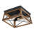 2-Light Flush Mount with Barnwood Accents-1161444982