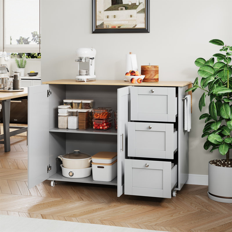 Wood Kitchen Island