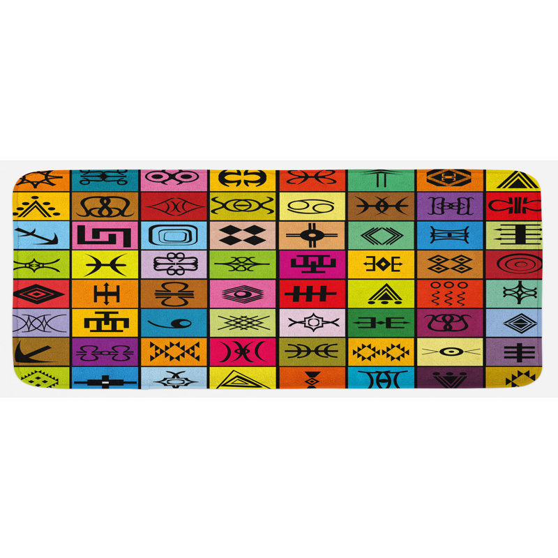 Tapis de cuisine primitif