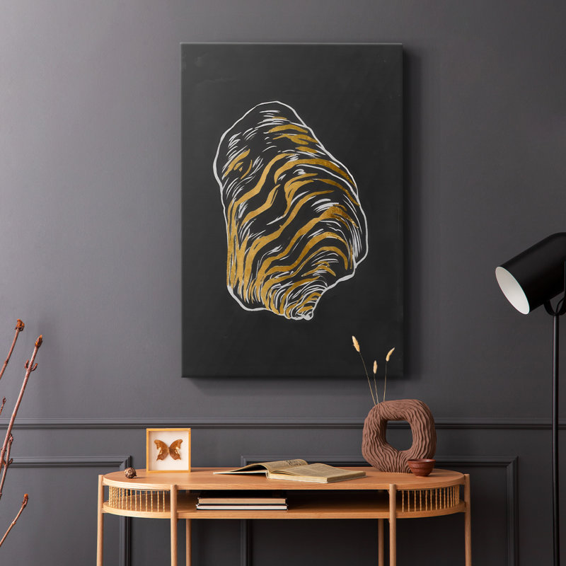 Night Shell II - Cavas enveloppés de galerie, H 18 po x l 12 po