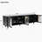 Retro Design Tv Stand With Fluted Glass Doors For Tvs Up To 78'', Practical Media Console With 2 Drawers And Cabinets, Elegant Entertainment Center For Living Room-8218910