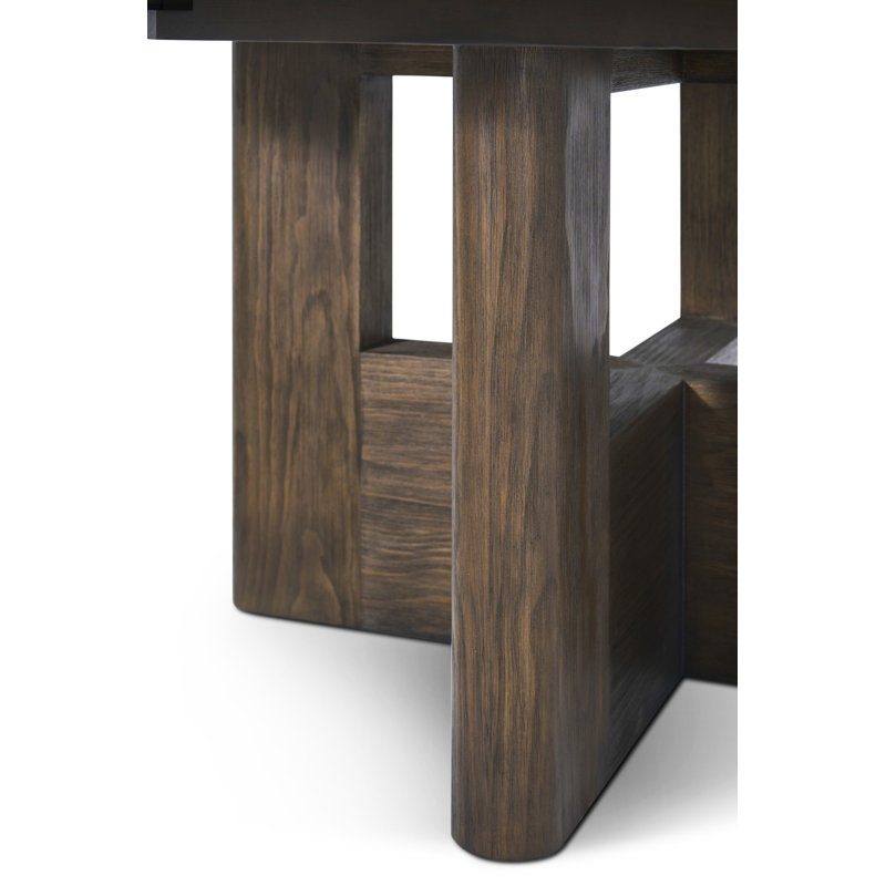 Urbane Round Extension Dining Table, Campfire