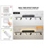 Black/Gold LED Adjustable Fixed Track Lighting Head