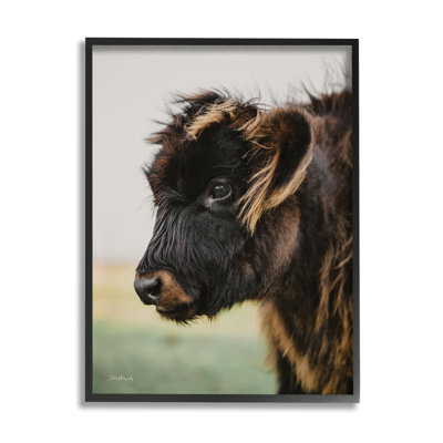 Photographie de bébé vache sur bois par Dakota Diener