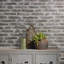 Olio Exposed Brick 33' L x 21" W Wallpaper Roll-252429882