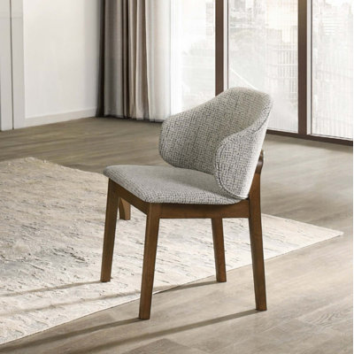 Ensemble de 2 chaises d'appoint moelleuses en chenille
