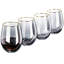 4 Piece 532ml Stemless Wine Glass Set