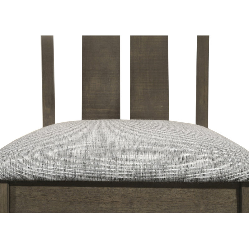 2 chaises de salle à manger rembourrées rustiques 2 pièces