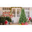 Arbre de Noël avec 967 pointes en PE et PVC, support en métal stable-371544016