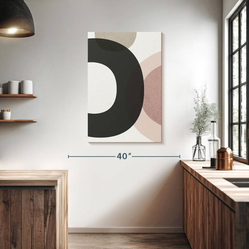 Cercles minimalistes Avery I, H 39 po x l 26 po
