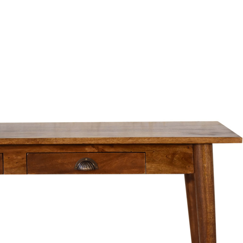 Qualls Foldable Solid Wood Solid Wood Writing Desk