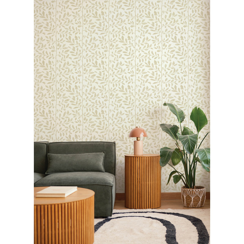 Sagecrest Platinum Sapling Wallpaper, White