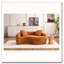 Canapé modulaire courbé en chenille-664202055