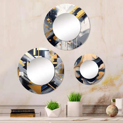 Kiere Metal Round Mirror