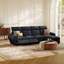 Canapé modulaire inclinable électrique 4 places avec 1 repose-pieds, canapé inclinable avec rangement-933201270-937507569