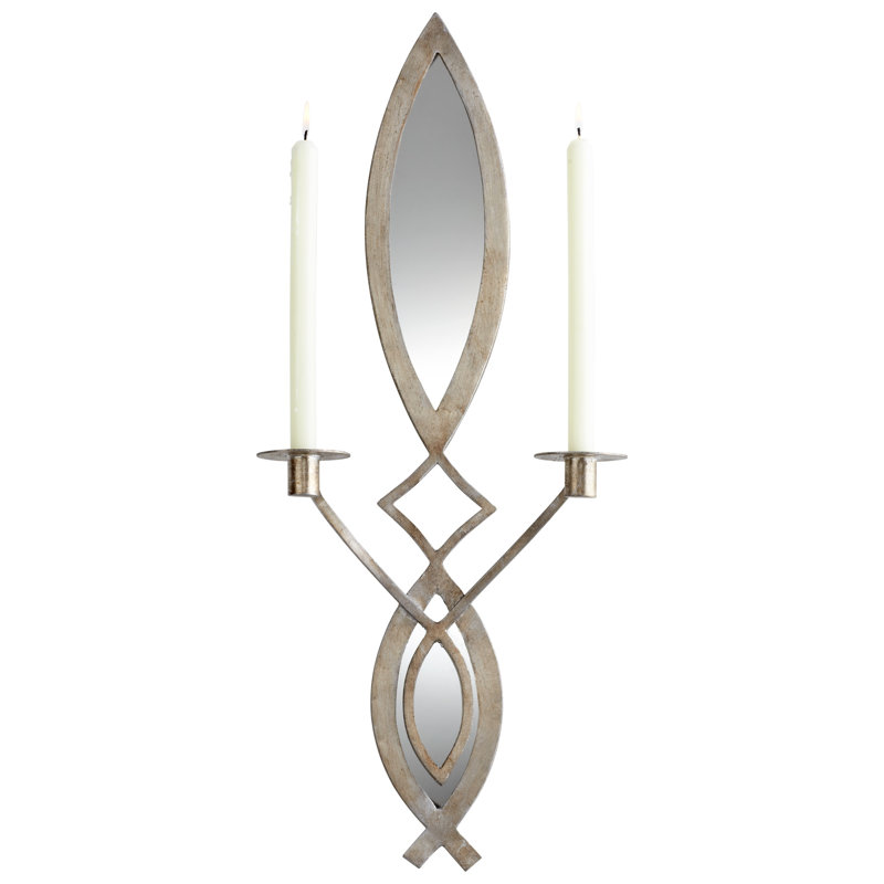 Exclamation 28'' H Iron Wall Wall Sconce