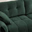 Canapé en tissu d'ameublement avec repose-pieds Chenille-444710425-450765816