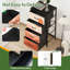 Commode à 4 tiroirs pour chambre à coucher Esthétique contemporaine abstraite paysage désertique Montagnes du soleil Petite commode à vêtements pour commode avec commode