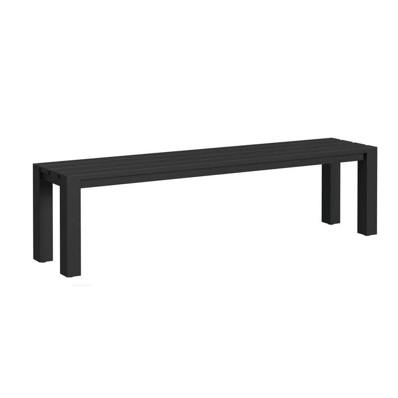 Banc de salle à manger Berala en noir Whistler