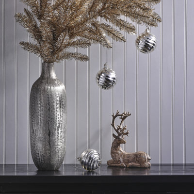 90mm Heavy Glass Ball Ornament