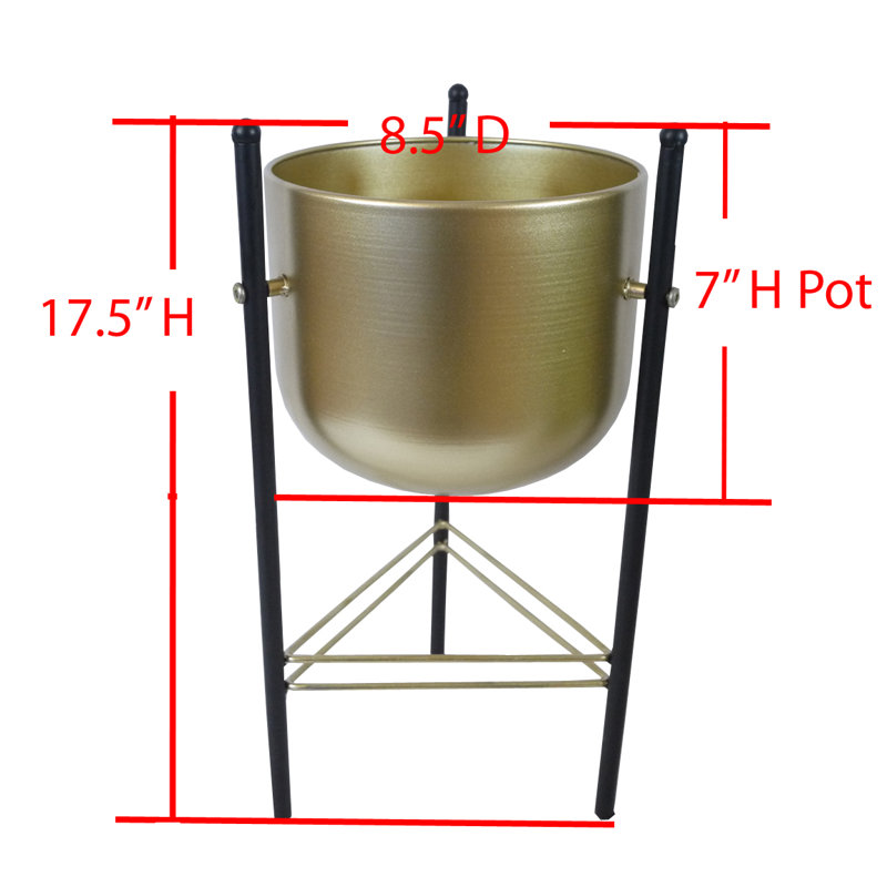 Depuy Metal Cachepot