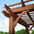 Backyard Discovery Beaumont 12' x 10' Cedar Wood Outdoor Patio Pergola Kit with Trellis Roof and PowerPort