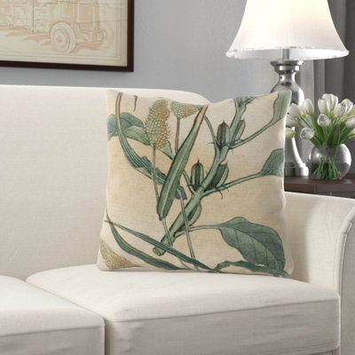 Armistead Floral Reversible Throw Pillow