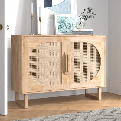 Maelys Solid Wood Accent Cabinet