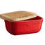 Burgundy Bread Box