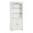 Asmitha 73.25"H Solid Wood Bookcase with Cabinet-1910130883