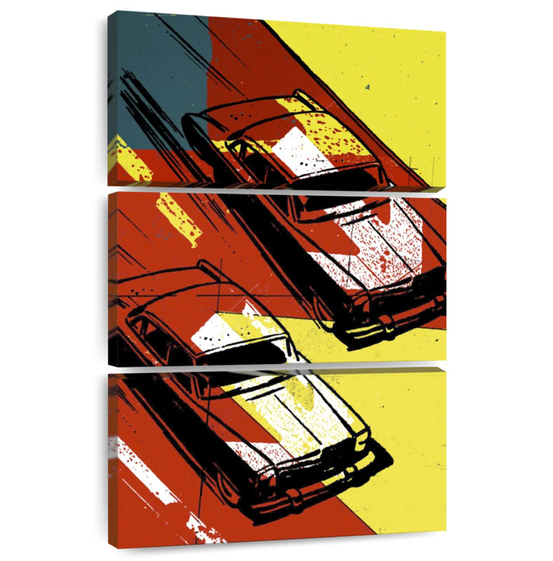 Mehar Street Racing Grunge, 50" H x 32" W