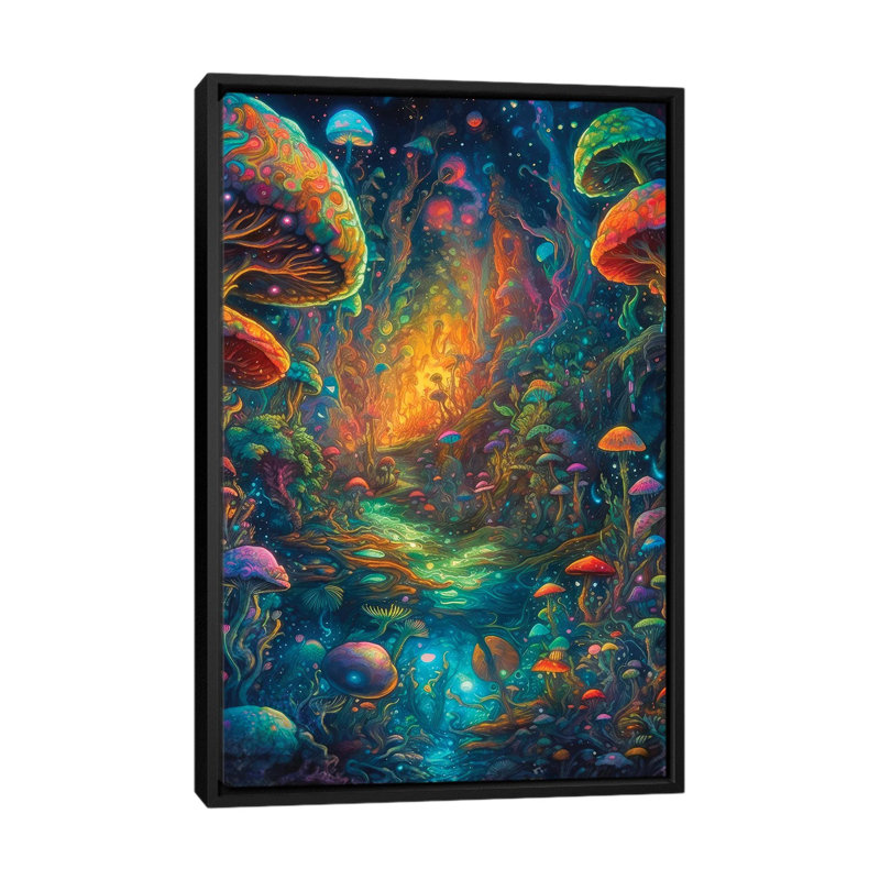 My First Journey, Black Floater Framed Canvas, 40" H x 26" W x 1.5" D