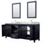 Daria 72" Double Bathroom Vanity Set with Mirror-361335272-361335277-388993196