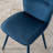 Chenille Upholstered Dining Chairs Metal Frame Side Chairs With Backrest For Kitchen Dining Room-1681846090-1681846094