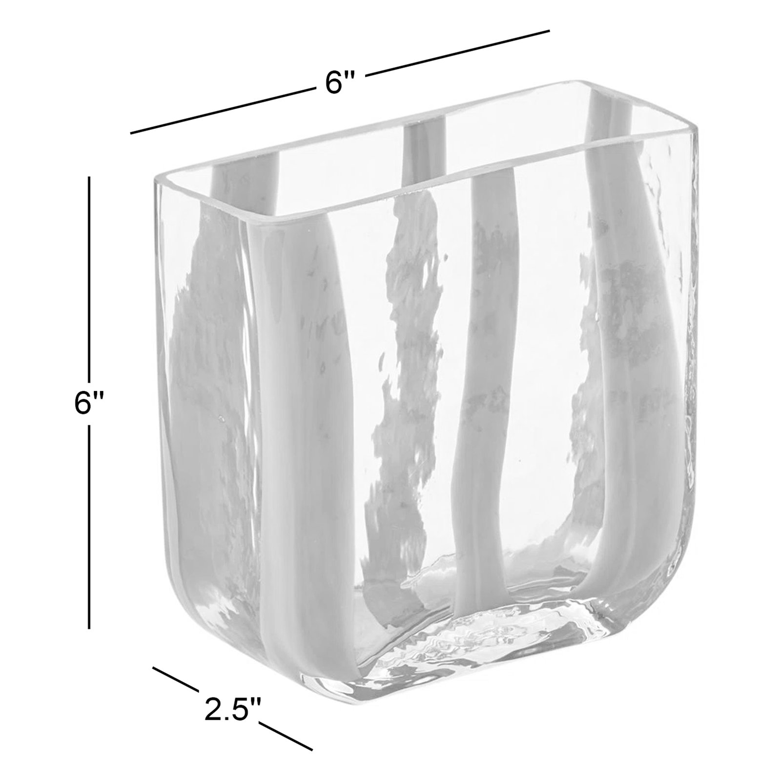 Adira 6'' Glass Table Vase