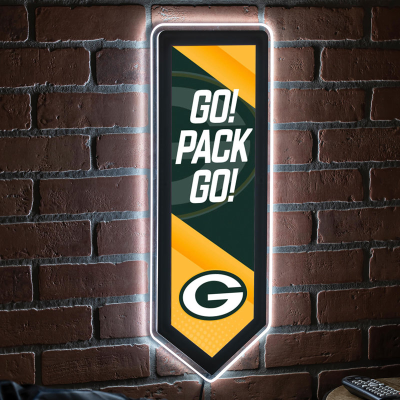 Plaque murale lumineuse NFL, Green Bay Packers