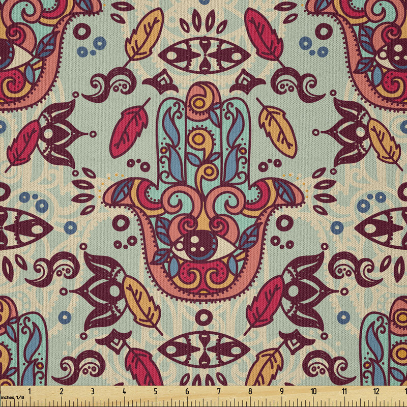 Dalane Ornamental Pattern Sketch Design Fabric