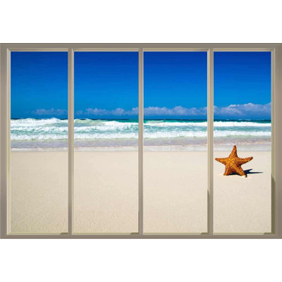 View Through Sliding Doors Peel & Stick Clear Border