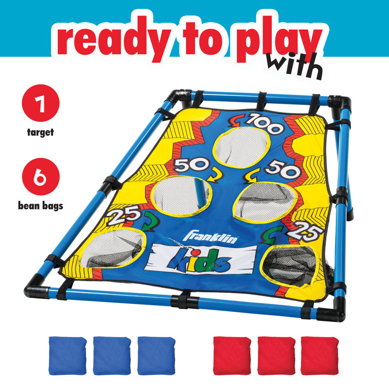 Franklin Kids Indoor Outdoor Bean Bag Toss Game Set
