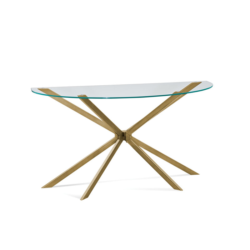 Marina 52" Console Table with Glass Top
