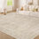 Tapis lavables: Tapis géométriques modernes pour le salon Tapis antidérapant marocain à poils courts et doux pour chambre à coucher, chambre à coucher, salle à manger, bureau à domicile