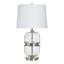 Lampe de table en verre Brigido