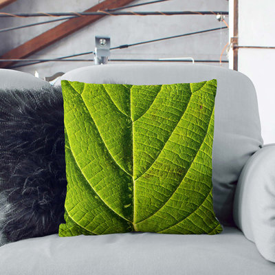 Leaf Pathways Cushion with Filling