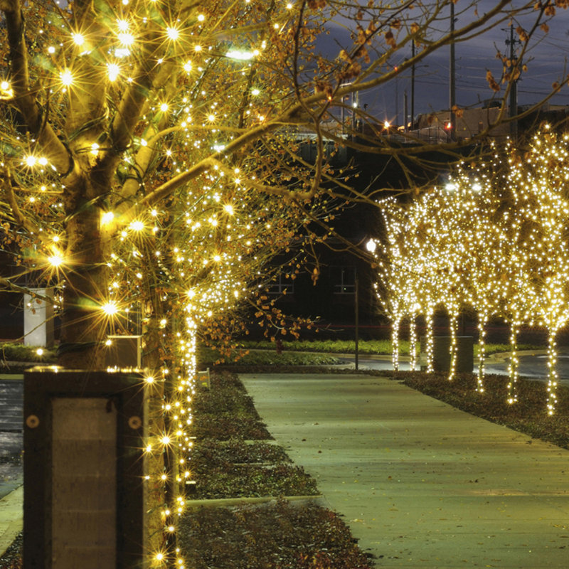 Solar Powered Outdoor Cool White LED Fairy String Lights