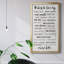 Rules to Live By - Art textuel sur toile encadré-692085564-692085565