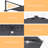 Ronnett 120'' x 96'' Rectangular Lighted Cantilever Umbrella-361302567